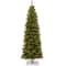 7.5 ft. Pre-lit Hinged North Valley Spruce Pencil Artificial Christmas Tree, Clear Lights